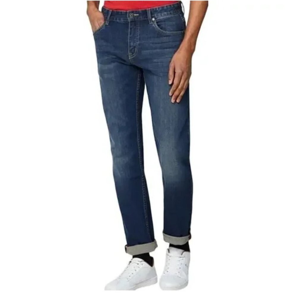 Ben Sherman Straight Stretch Fit Jeans - Picture 2 of 8
